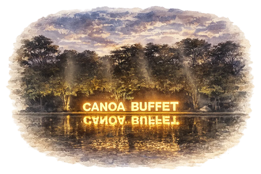 Espaço Canoa Buffet em Aquarela